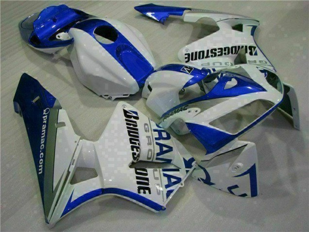 White Blue 2005-2006 Honda CBR600RR Motorcycle Bodywork White Blue 2005-2006 Honda CBR600RR Motorcycle Bodywork