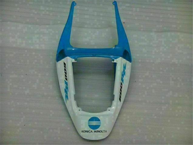 White Blue 2005-2006 Honda CBR600RR Motorcycle Fairing White Blue 2005-2006 Honda CBR600RR Motorcycle Fairing