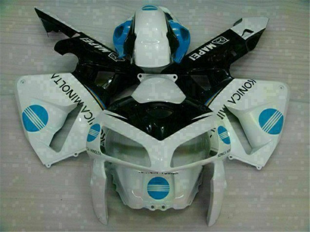White Blue 2005-2006 Honda CBR600RR Motorcycle Fairing White Blue 2005-2006 Honda CBR600RR Motorcycle Fairing