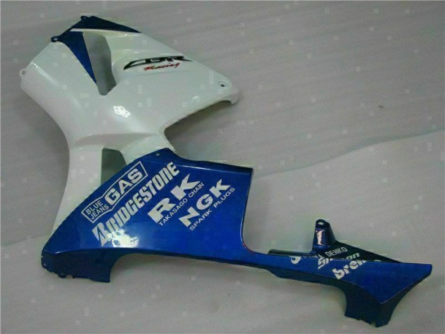 White Blue 2005-2006 Honda CBR600RR Motorcycle Fairings White Blue 2005-2006 Honda CBR600RR Motorcycle Fairings