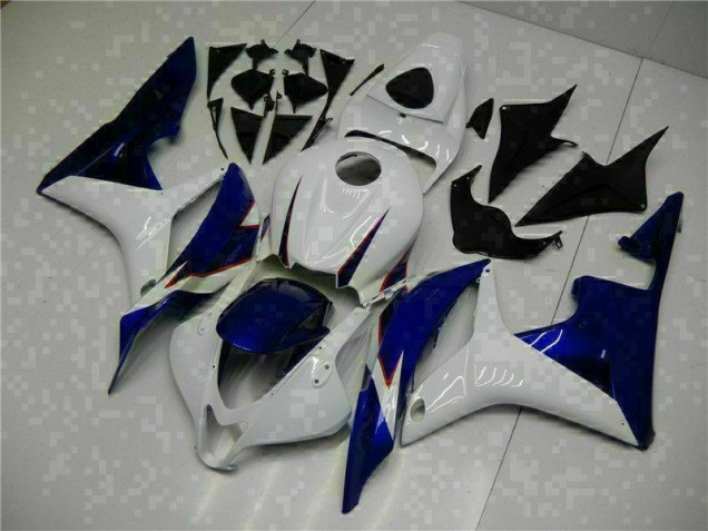 White Blue 2007-2008 Honda CBR600RR Motorcycle Fairings White Blue 2007-2008 Honda CBR600RR Motorcycle Fairings