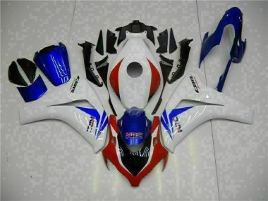 White Blue 2008-2011 Honda CBR1000RR Motorcycle Fairings