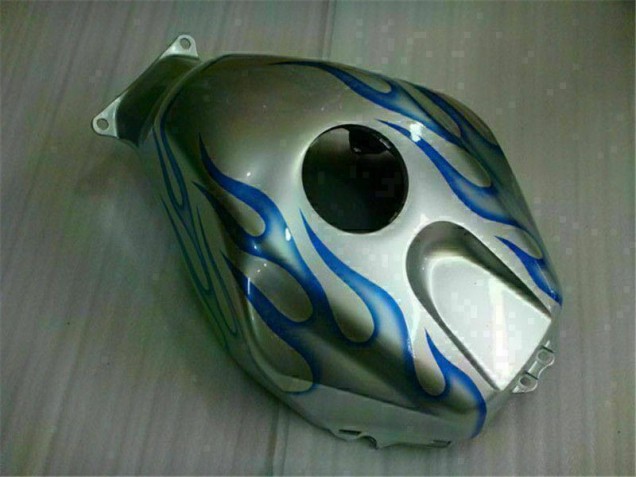 White Blue Flame 2005-2006 Honda CBR600RR Motorcycle Fairings White Blue Flame 2005-2006 Honda CBR600RR Motorcycle Fairings