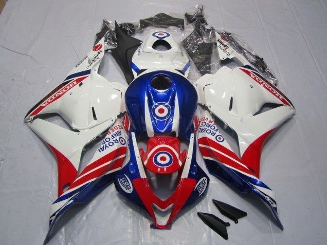 White Blue Red 2009-2012 Honda CBR600RR Motorcycle Fairing White Blue Red 2009-2012 Honda CBR600RR Motorcycle Fairing