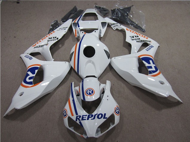 White Blue Repsol 2006-2007 Honda CBR1000RR Motorcycle Fairings White Blue Repsol 2006-2007 Honda CBR1000RR Motorcycle Fairings