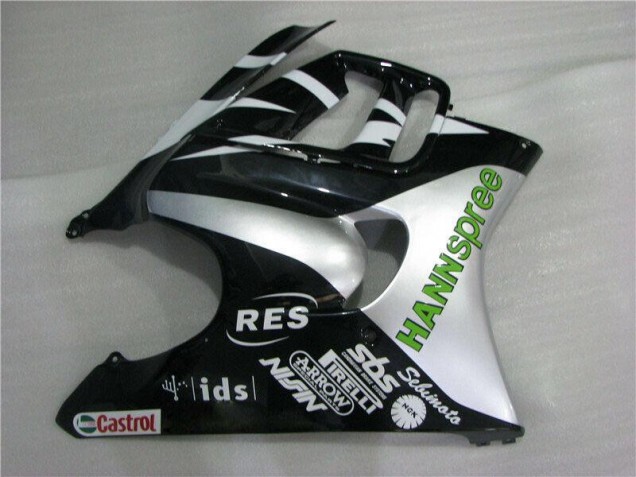 White Green Hannspree 1995-1998 Honda CBR600 F3 Motorcycle Fairings White Green Hannspree 1995-1998 Honda CBR600 F3 Motorcycle Fairings