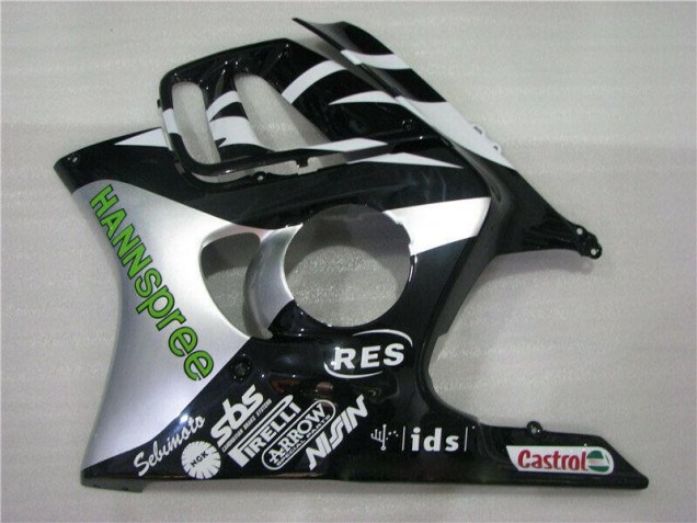 White Green Hannspree 1995-1998 Honda CBR600 F3 Motorcycle Fairings White Green Hannspree 1995-1998 Honda CBR600 F3 Motorcycle Fairings