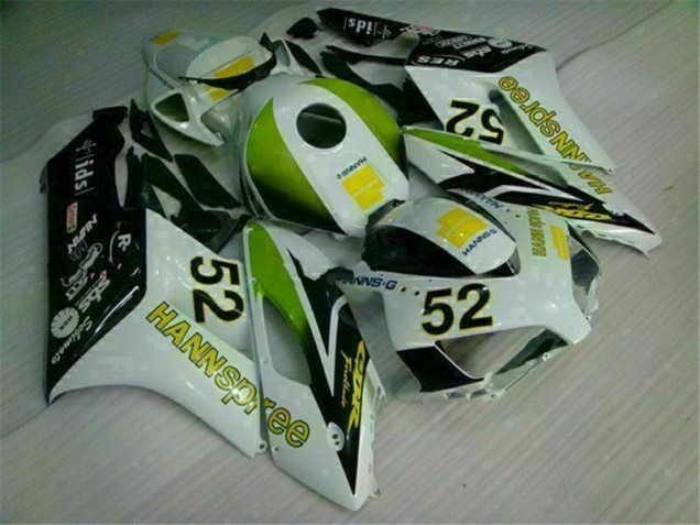 White Green Hannspree 52 2004-2005 Honda CBR1000RR Motorcycle Fairings White Green Hannspree 52 2004-2005 Honda CBR1000RR Motorcycle Fairings