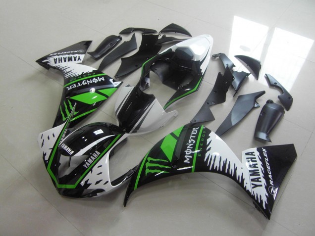 White Green Monster 2012-2014 Yamaha YZF R1 Motorcycle Fairings White Green Monster 2012-2014 Yamaha YZF R1 Motorcycle Fairings