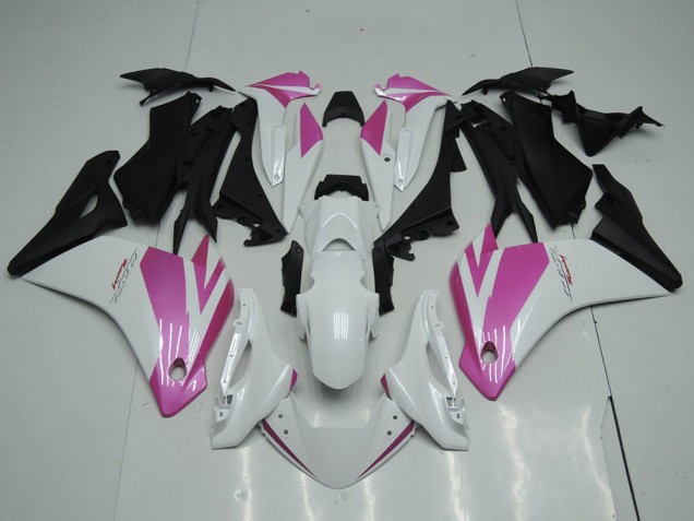 White Pink 2011-2013 Honda CBR250RR Motorcycle Fairings
