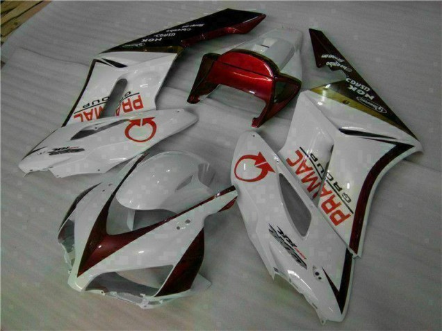 White Red 2004-2005 Honda CBR1000RR Motorcycle Fairing Kits
