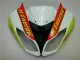 White Red H. Energy 2009-2012 Kawasaki ZX6R Motorcycle Fairings White Red H. Energy 2009-2012 Kawasaki ZX6R Motorcycle Fairings