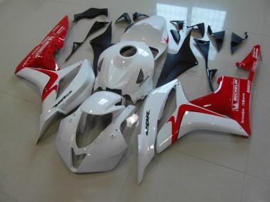 White Red Race Version 2007-2008 Honda CBR600RR Motorcycle Fairings