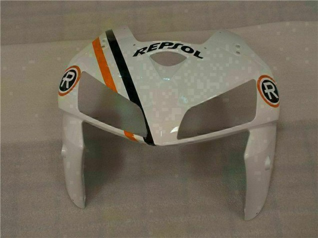 White Repsol 2005-2006 Honda CBR600RR Motorcycle Fairings White Repsol 2005-2006 Honda CBR600RR Motorcycle Fairings