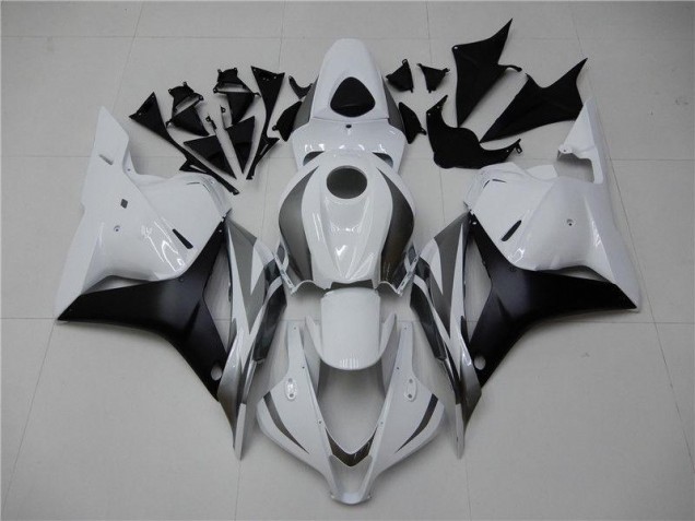 White Silver Black 2009-2012 Honda CBR600RR Motorcycle Fairings White Silver Black 2009-2012 Honda CBR600RR Motorcycle Fairings