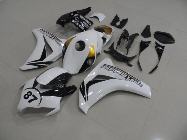 White and Black 87 2008-2011 Honda CBR1000RR Motorcycle Fairings White and Black 87 2008-2011 Honda CBR1000RR Motorcycle Fairings
