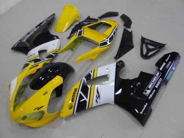 Yellow Anniversary 2000-2001 Yamaha YZF R1 Motorcycle Fairings