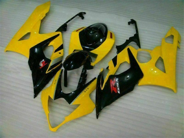 Yellow Black 2005-2006 Suzuki GSXR 1000 Motorcycle Fairing