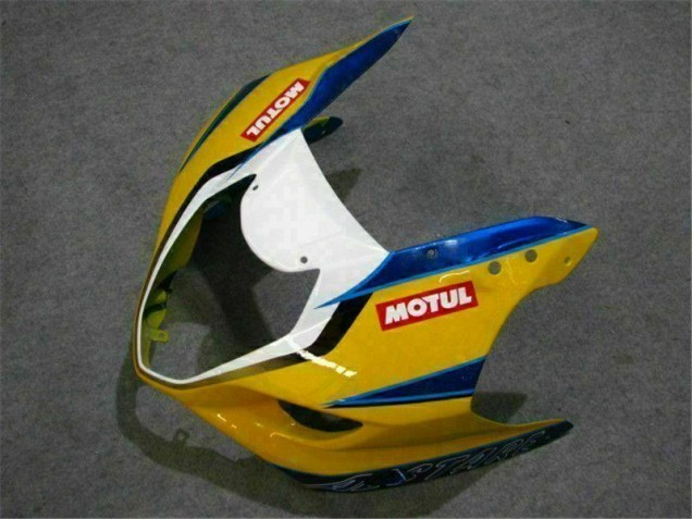 Yellow Blue 2003-2004 Suzuki GSXR 1000 Motorcycle Fairings Yellow Blue 2003-2004 Suzuki GSXR 1000 Motorcycle Fairings