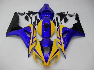 Yellow Blue 2006-2007 Honda CBR1000RR Motorcycle Fairings