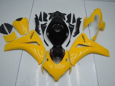 Yellow and Black 2008-2011 Honda CBR1000RR Motorcycle Fairings